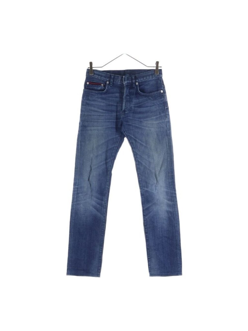 Dior Homme Kris Van Assche Era Button Fly Indigo Denim Skinny Pants Jeans Blue